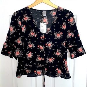 NWT H&M Floral Summer Top